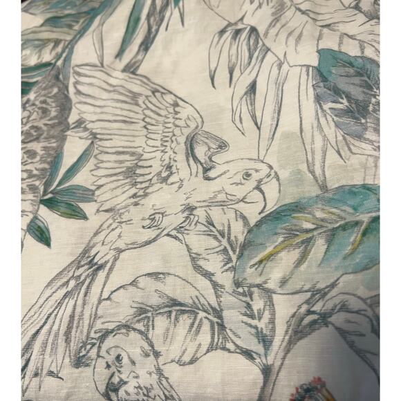 NWT Caribbean Isle Breeze Cotton Linen Short Sleeve Button Down Woven Shirt 4XB - Picture 12 of 12